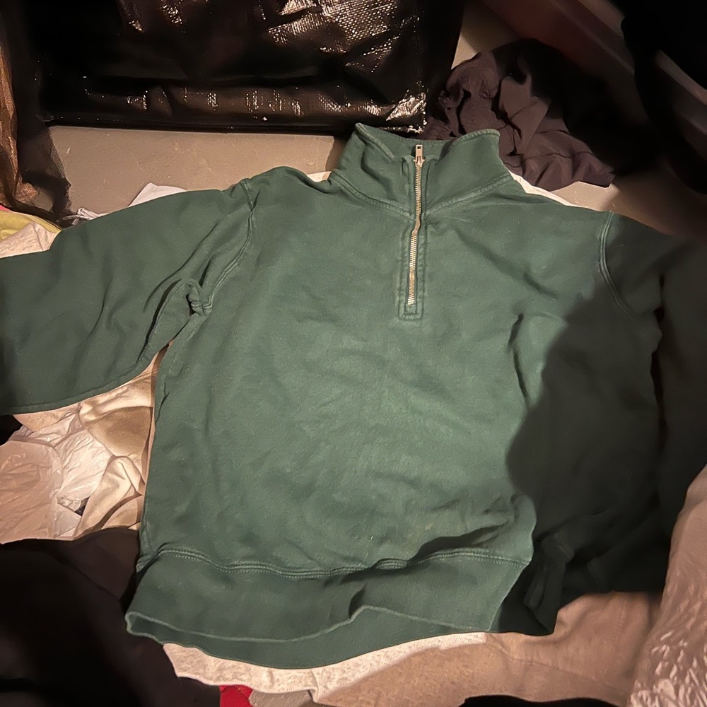 Brandy Green quarter zip